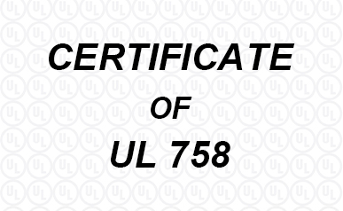 Sunkean تم الحصول عليها UL758 شهادة المنتج القياسية